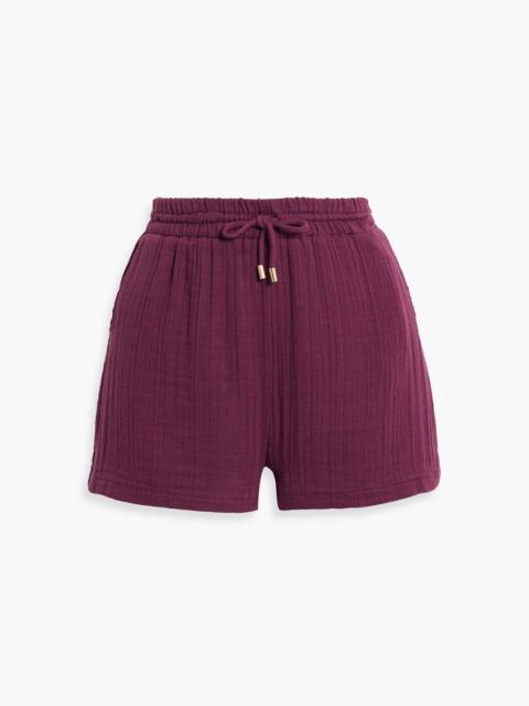 MELISSA ODABASH Abbie cotton-gauze shorts