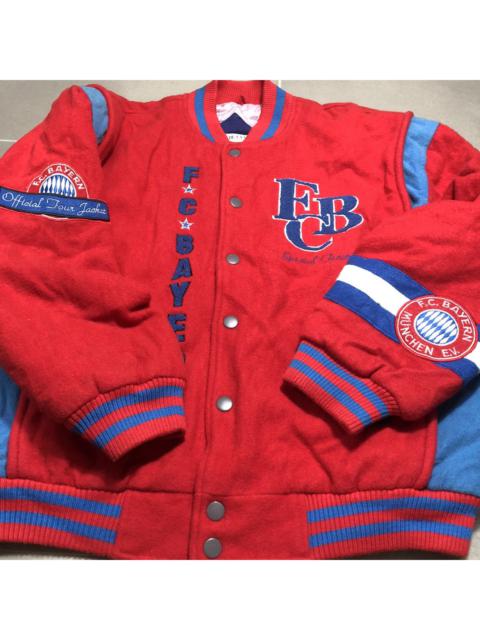 Vintage - Rare Original Vtg Fc Bayern Munchen Wool Varsity Jacket