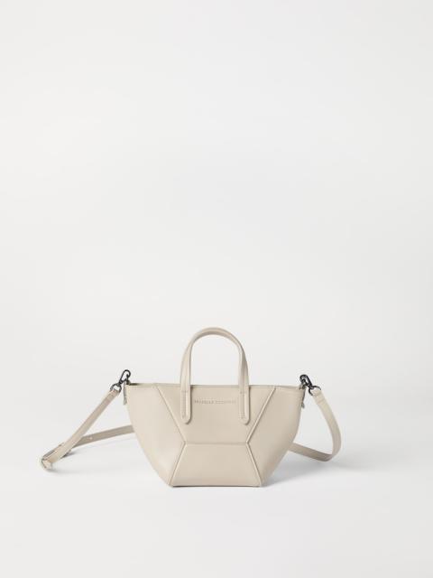 Brunello Cucinelli BC Duo mini bag in calfskin with monili