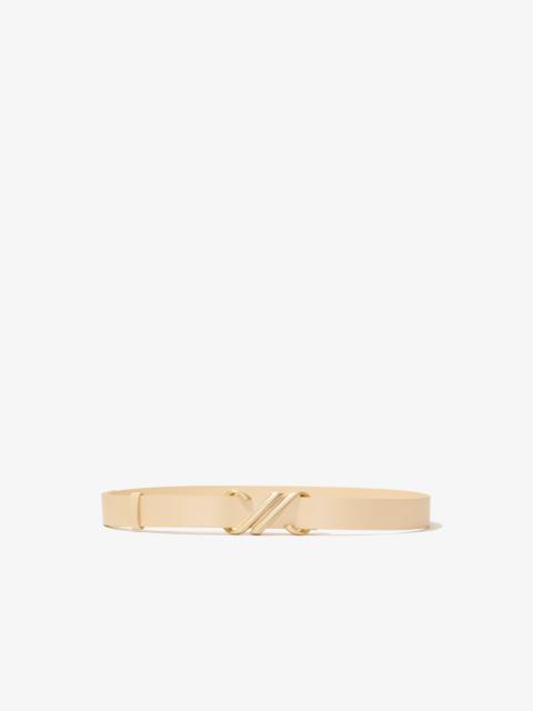 Proenza Schouler Monogram Belt in Shiny Calf