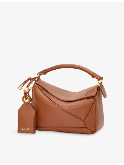 Loewe Featherlight Puzzle Mini Leather Top-Handle Bag