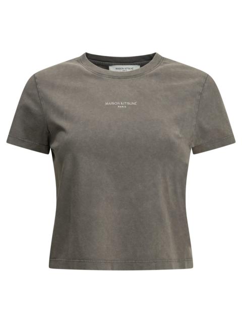 Maison Kitsuné Maison Kitsuné Faded Crew-neck T-shirt Grey