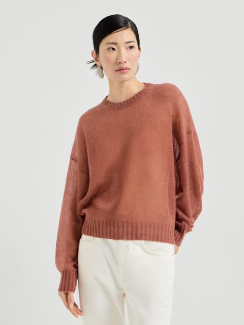 Brunello Cucinelli Mohair and wool sweater with monili