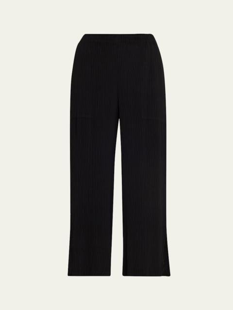 ISSEY MIYAKE Pleated Hatching Pants