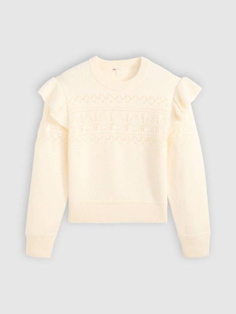 Levi's SHANE FLUTTER SLEEVE SWEATER