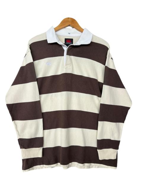 Other Designers Canterbury of New Zealand - Centerburry Of New Zealand Brown Polo Rugby Shirt
