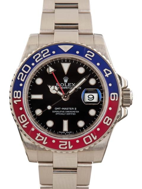 ROLEX Rolex GMT-Master II Ref 116719 18k White Gold