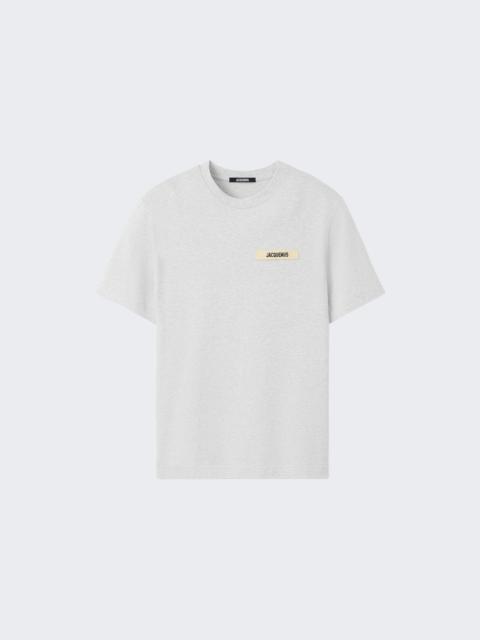JACQUEMUS The Gros Grain Tee Grey