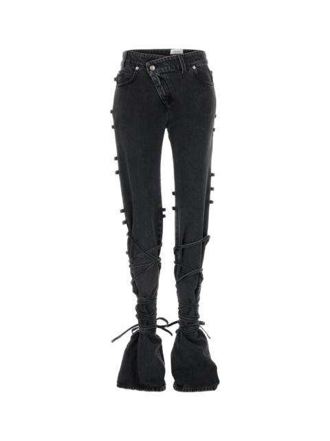 Alexander McQueen Black denim jeans