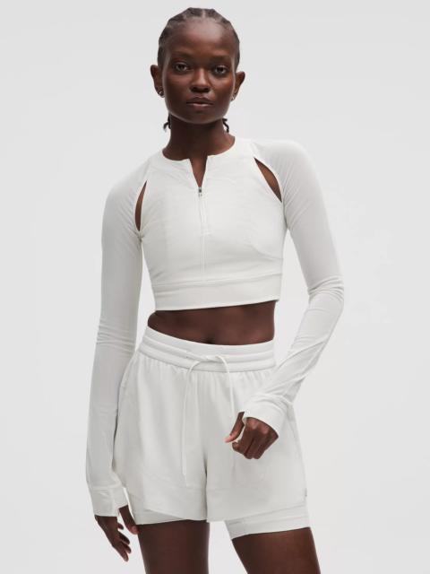 lululemon Mesh Cropped Long-Sleeve Shirt *SLNSH Collection