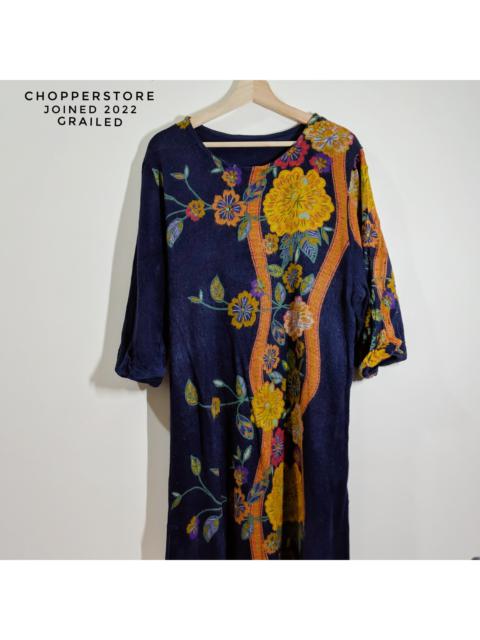 Other Designers Otto - Vintage Otto Art Flower Design Knitwear