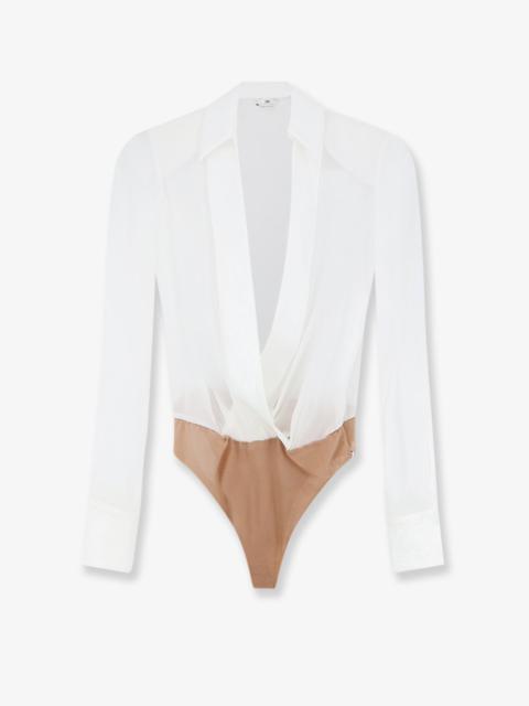 ELISABETTA FRANCHI Elisabetta Franchi Viscose Body Shirt White