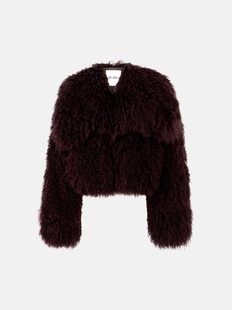 THE ATTICO DARK GRAPES BOMBER