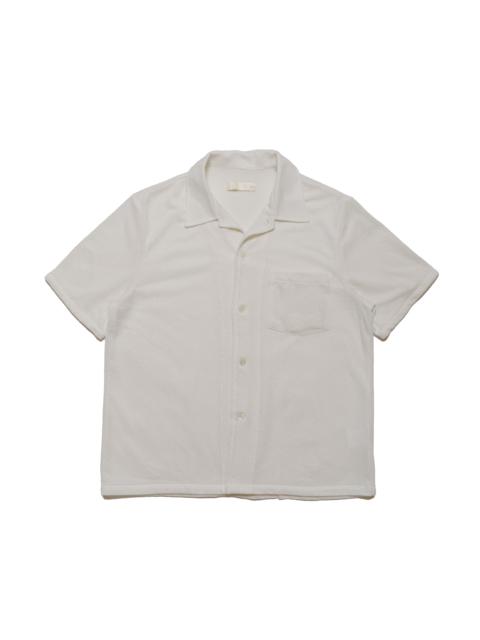 Our Legacy Box Shirt Shortsleeve White Boucle
