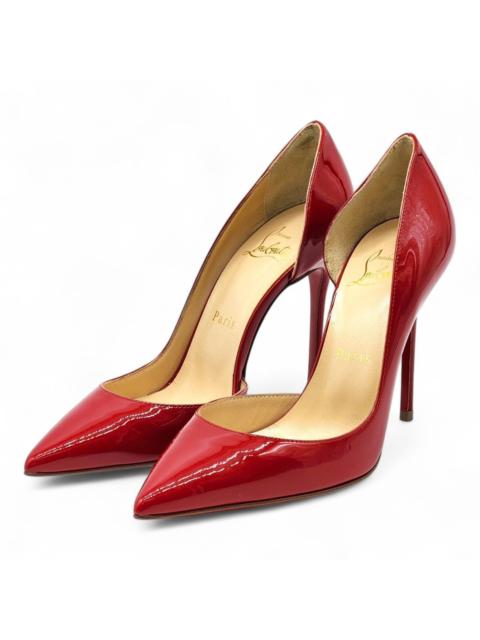 Christian Louboutin Iriza Patent Leather D’Orsay Pumps Red EU 36.5 US 6 $945