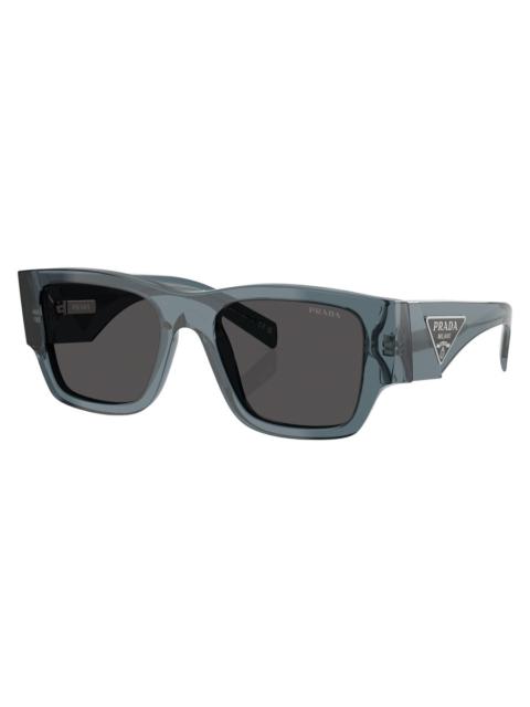 Prada Prada Dark Grey Square Men's Sunglasses PR 10ZSF 17T08Z 55