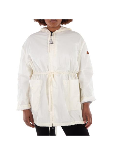 Moncler Moncler Hooded Logo-Patch Rain Jacket
