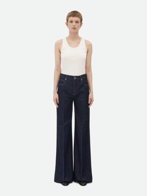 Bottega Veneta Indigo Palazzo Jeans