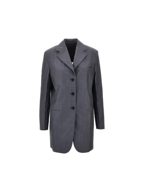 Jil Sander Jil Sander Women Fil-À-Fil Wool Tailored Jacket