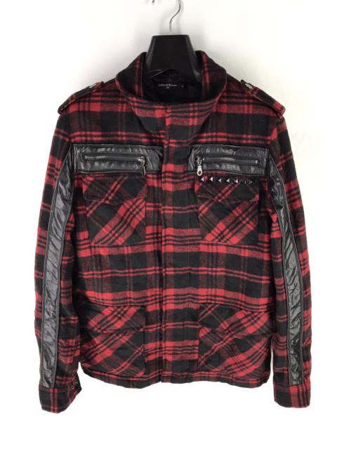 Other Designers Japanese Brand - In The Attic Punk Tartan Military Wool Jacket