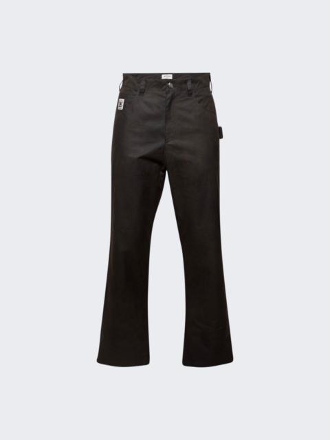 BODE Waxed Cotton Knolly Brook Trousers Brown