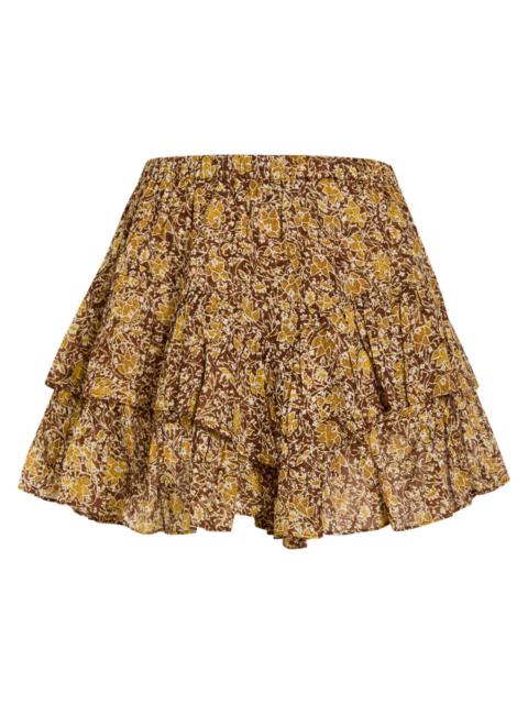 Isabel Marant Étoile Isabel Marant étoile Jocadia Floral Ruffled Cotton Shorts