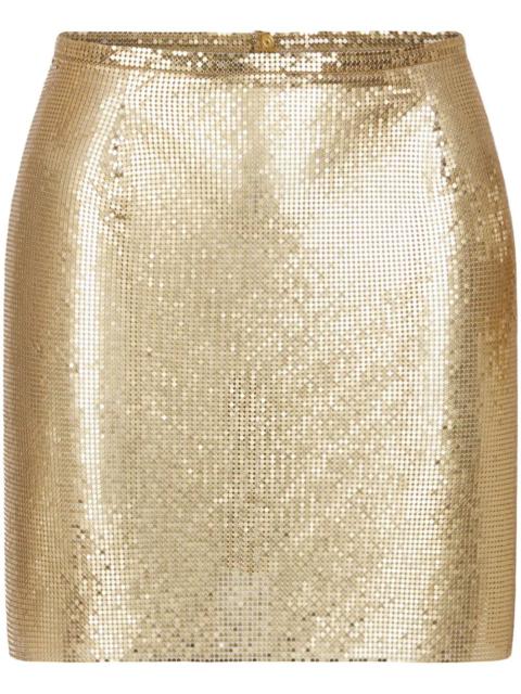 rabanne Rabanne Women Mini Metallic Skirt