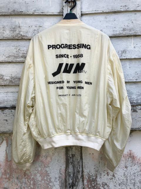 Other Designers Vintage - Archived Jun Men Reversible Nylon Bomber Jacket
