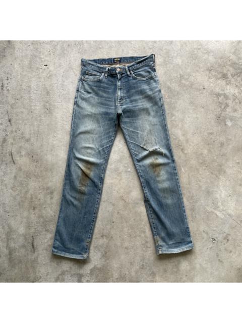 Other Designers Vintage - Vintage Wrangler Distressed Denim Jeans Pants Dirty