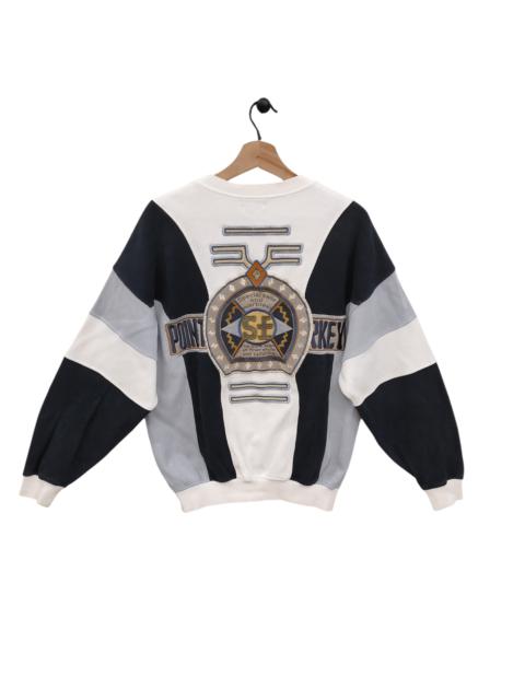 Other Designers Japanese Brand - Vintage Santa Fe Colorblock Sweater