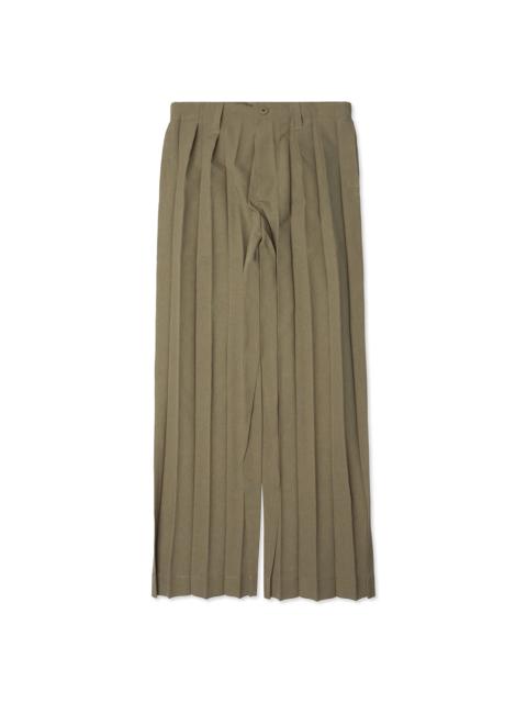 ISSEY MIYAKE EDGE ENSEMBLE PANTS - KHAKI