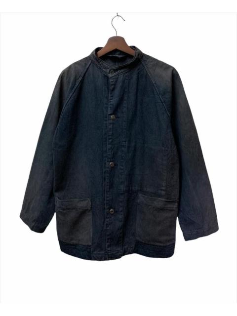 Other Designers Polo Ralph Lauren - Vintage Polo RL Sashiko Sun Faded Indigo Workwear