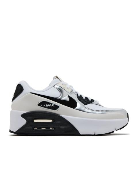 Nike WMNS AIR MAX 90 LV8 'PHANTOM METALLIC SILVER BLACK'