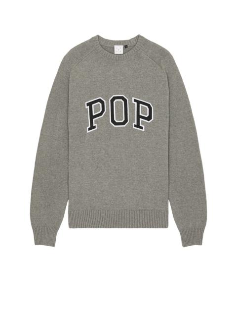 Pop Trading Company Knitted Arch Crew Neck Sweatshirt