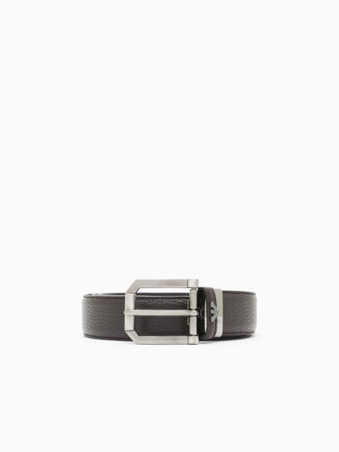 EMPORIO ARMANI BULL LEATHER BELT