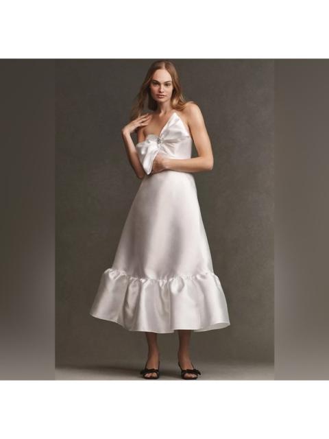 Other Designers New!‎ Hutch Strapless Crystal Bow-Tie Midi Dress Sz 4 $298