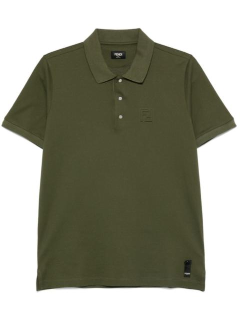 `FF` Embossed Polo Shirt