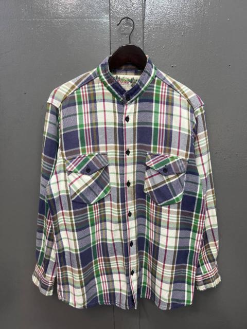 Other Designers Vintage - VINTAGE ALASKA LEVIS FINEST VACATIONLAND FLANNEL