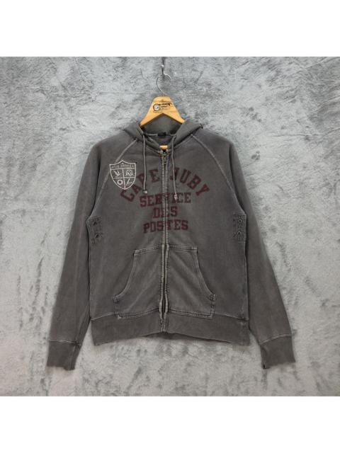 Other Designers Vintage - Avirex Cape Juby Service Des Postes Zipper Hoodies #5906-43