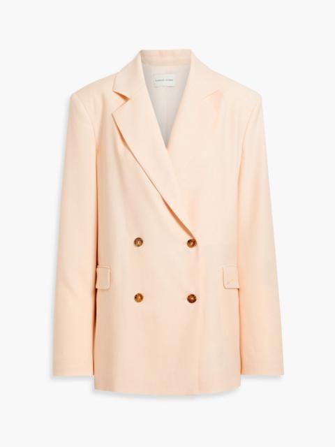 Loulou de Saison Donau double-breasted wool-twill blazer