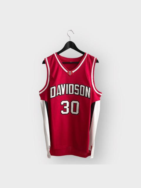STEAL! 2000s Davidson Home Jersey #30 Curry (XL)
