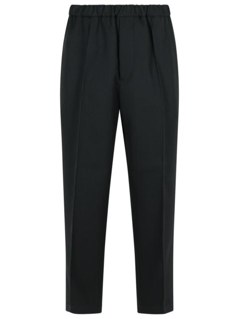 Jil Sander Jil Sander Black Wool Pants Men