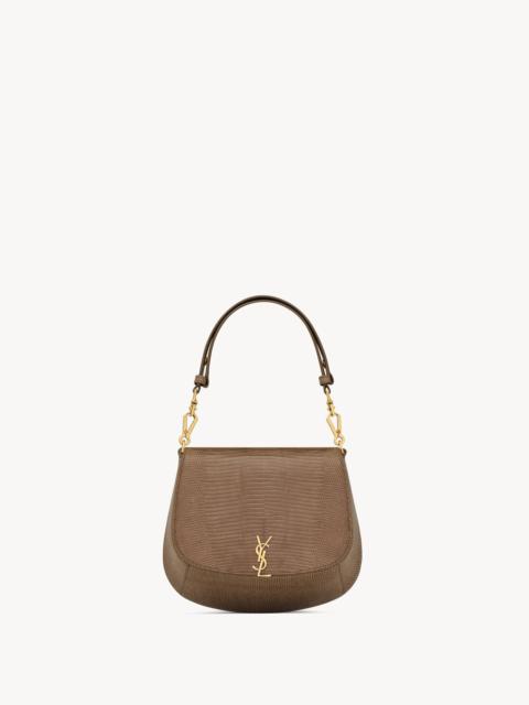 SAINT LAURENT MINI VOLTAIRE TOP HANDLE BAG IN LIZARD