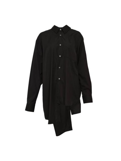 Comme Des Garçons Cotton Broad Buckled Blouse