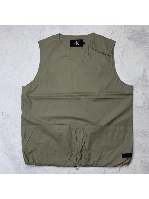 Other Designers Calvin Klein Utility Vest Military