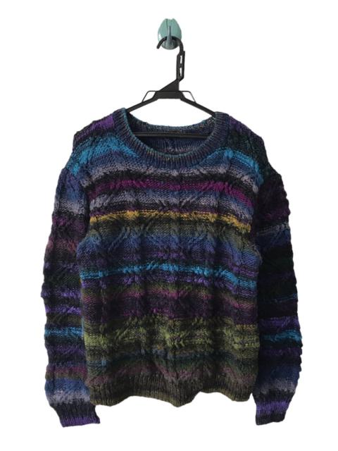 Other Designers Art Comes First - Nice Coloured Cable Knitwear Jumper Coogi Inspired