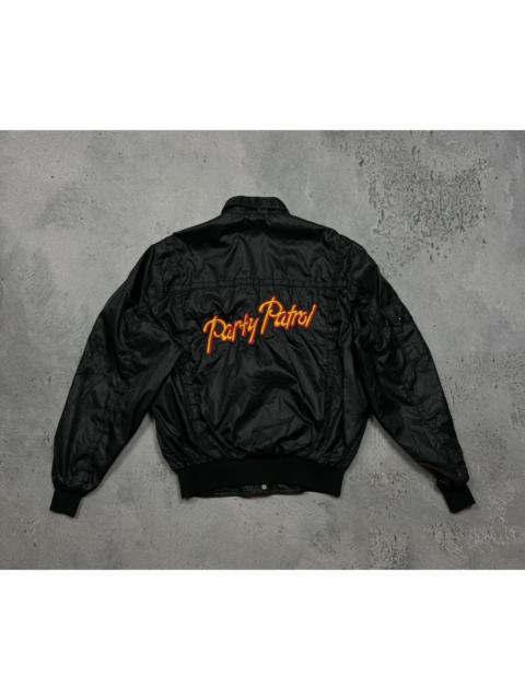 Other Designers Vintage - Party Patrol jacket bomber stylish made in USA