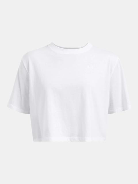 Under Armour Women's UA Boxy Crop Simple Short Sleeve