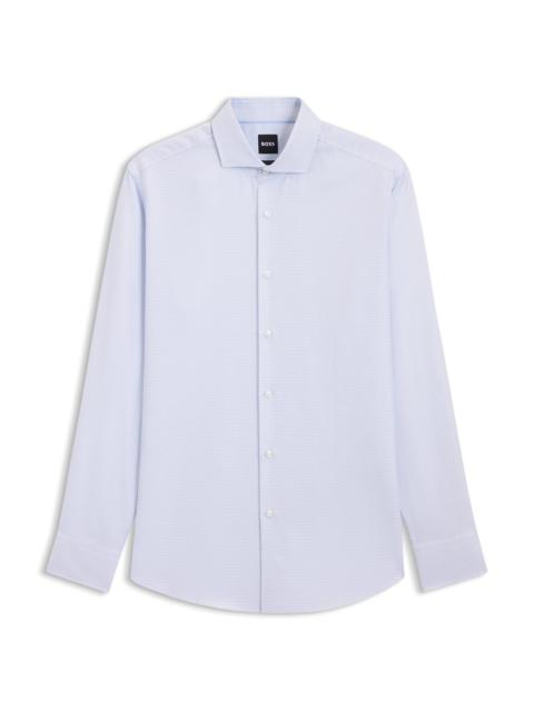BOSS SLIM-FIT SHIRT IN COTTON TWILL