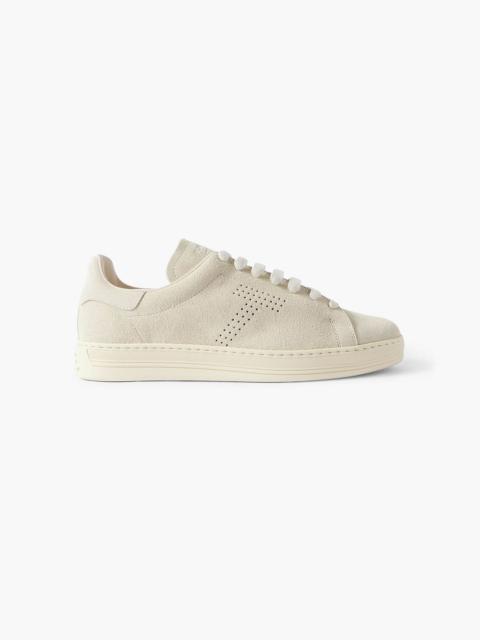 TOM FORD Warwick perforated suede sneakers